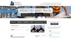 Desktop Screenshot of emploisoignant.com